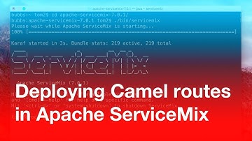 How to "hot" deploy a Camel route in Apache ServiceMix
