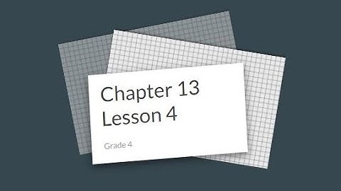 My Math Flip Chapter 13 Lesson 4