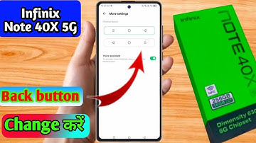 infinix note 40x back button settings, infinix note 40x side button setting
