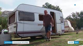 Des caravanes recyclées dans le Tarn (ou comment faire du neuf avec du  vieux) - YouTube
