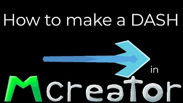 Simple Tutorial - How to make a Dash in - Mcreator 2023.3