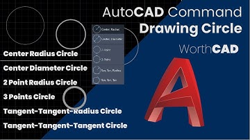 Autocad 2D Drawing Practice | Different  Circle Command in Autocad to Create Circles (For Beginner!)