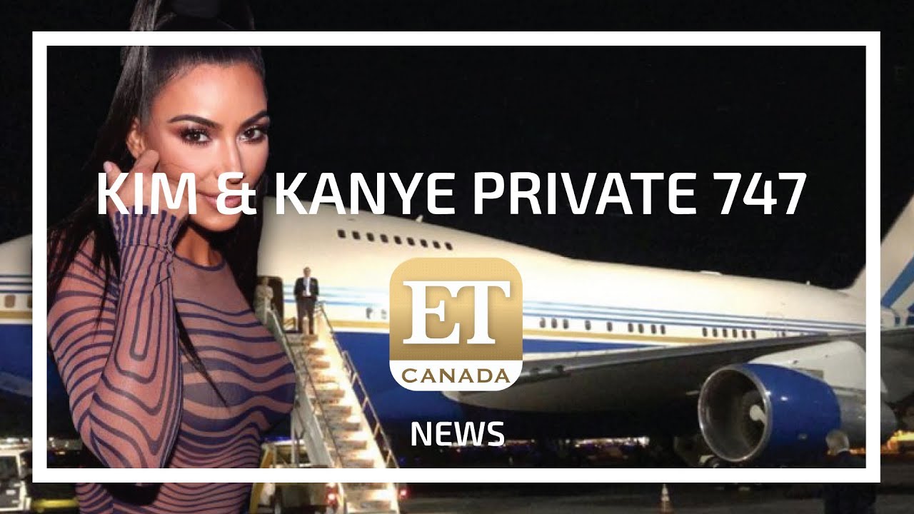 Et Canada Kim Kardashian Kanye West Private Boeing 747sp Designed By Edese Doret Youtube