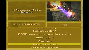 Ratchet and Clank 3 Up Your Arsenal Skill Point Planet Aridia Zap back at ya