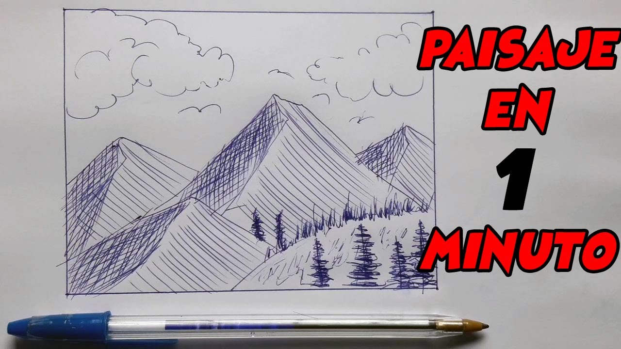 Dibujando Un Paisaje A Bol grafo En 1 Minuto YouTube dibujando-un-paisaje-a-bol-grafo-en-1-minuto-youtube