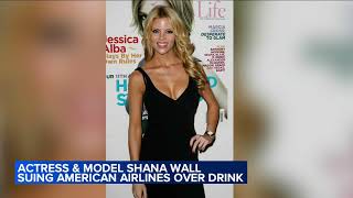Actress and model Shana Wall sues American Airlines over drink