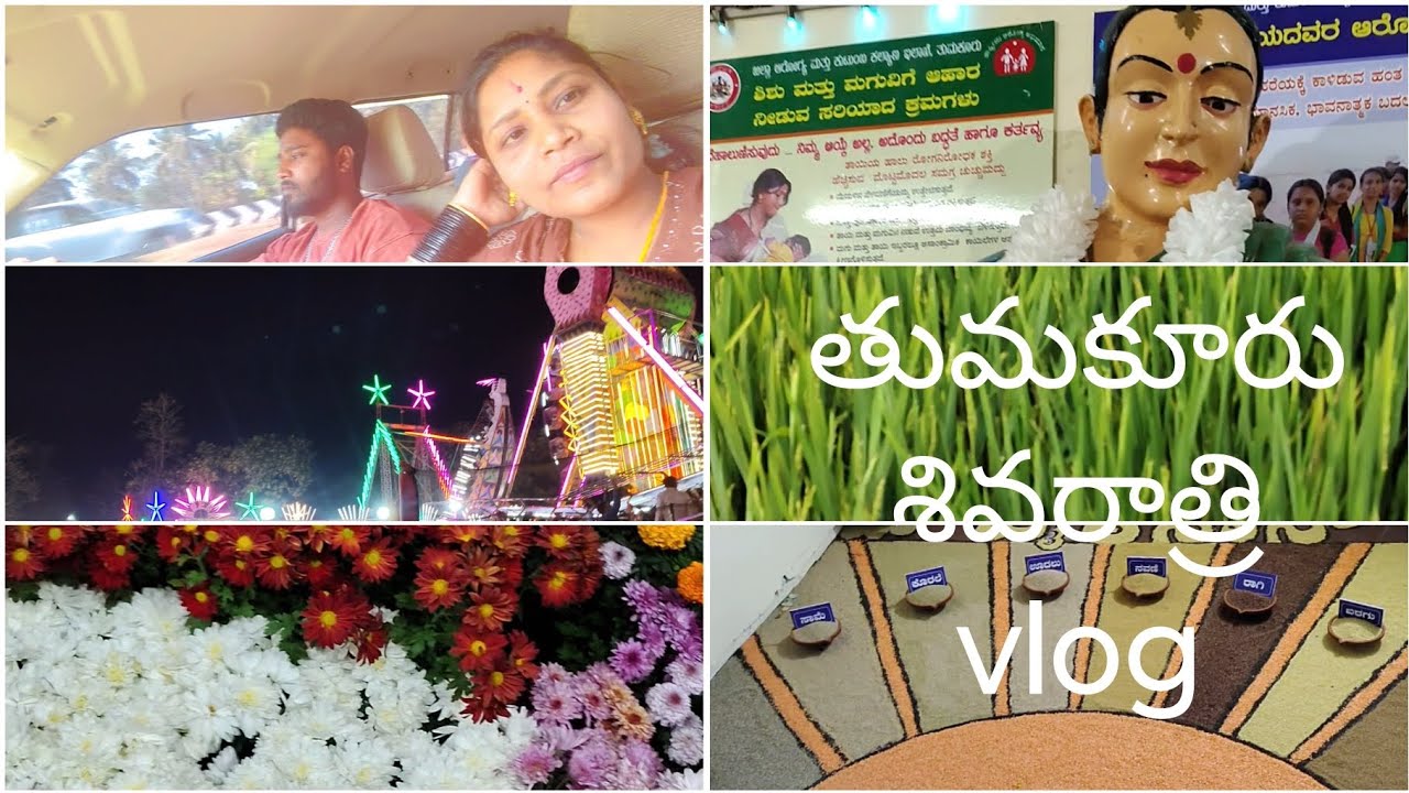 బెంగుళూరు తుమకూరు సిద్ధగంగ జాతర శివ రాత్రి వీడియో