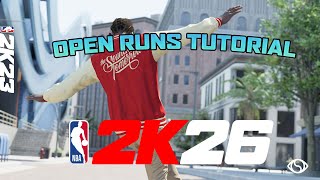 NBA 2K26 OPEN RUNS LOCATION -MYPLAYER ENDORSEMENT TUTORIAL