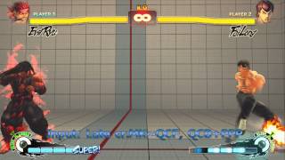 SSFIV:AE 2012 Evil Ryu Option Select Against Fei Long