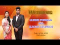 Reception rirene punnagai with mrobin germanus venue aristo lks mahal