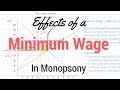 Minimum Wages in Monopsonistic Labor Markets