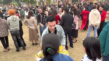 Lễ hội xuống đồng xã Quang Kim | Trò chơi dân gian Ném Còn