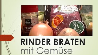 Rinderbraten mit geschmortem Gemüse - Schneller Schmorbraten - Einfach selbst kochen by traindee 533 views 2 years ago 16 minutes