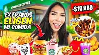 EXTRAÑOS ELIGEN MI COMIDA POR 24 HORAS 😱 Cecia Loaiza ✨