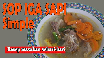 RESEP SOP IGA SAPI SIMPLE #sopigasapi