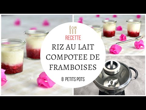 riz-au-lait-compotée-de-framboises---recette-au-cook-expert-magimix