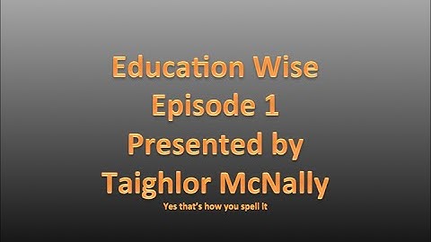 Unit 1 LO1 Task 1 Video