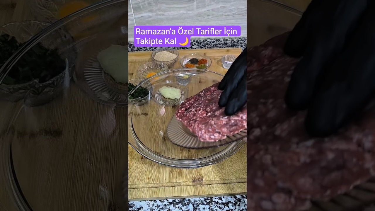 Ramazan Sofrasına En Çok Yakışan Fırında Köfte Patlıcan Tarifi 🌙