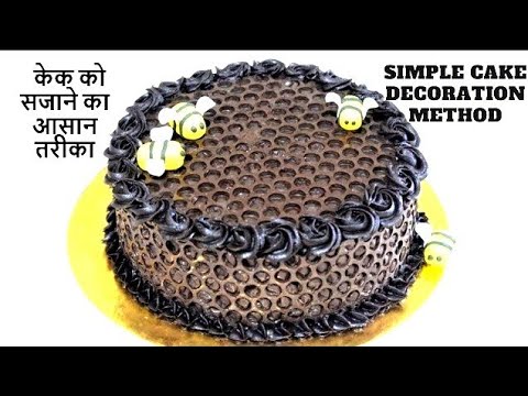 Easy Cake Decoration Idea~Chocolate Collar and Fondant Decoration For Beginners Food Connection