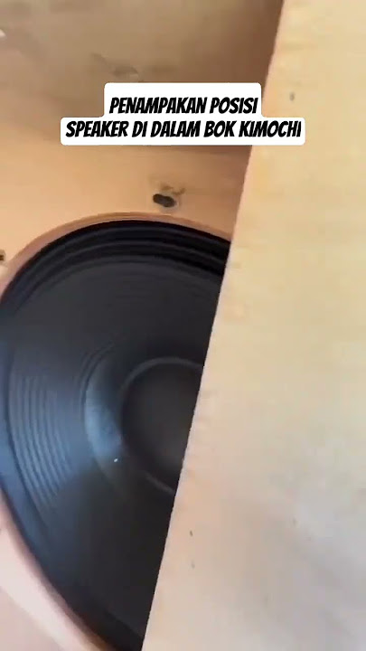 Penampakan speaker di dalam bok kimochi. #penampakan #brewogaudio #begini #jaditahu #kimochi #sound