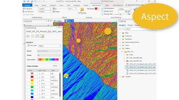 How to visualize Lidar data as slope, aspect, contours, and in other ways in ArcGIS Pro