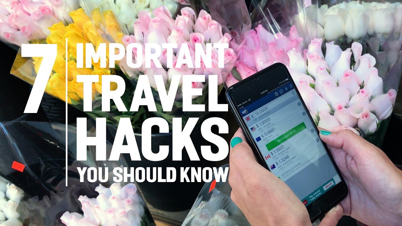7 Important Travel Hacks You Should Know - YouTube