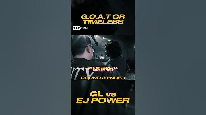 GL vs EJ Power | G.O.A.T or Timeless | Isabuhay 2024 #rap #rapbattle #fliptop #fyp #shorts