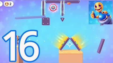 Rocket Buddy - Gameplay Walkthrough Part 16 - Ricochet Completed levels 185-216 (iOS, Android)