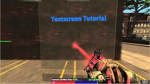 Text Sign Tutorial - ThatDarkRPServer