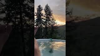 Off-Grid Clawfoot Heaven.. #idaho #homestead #life #happy #hottub