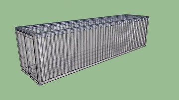 40FT High Cube Open Top rebuild X ray