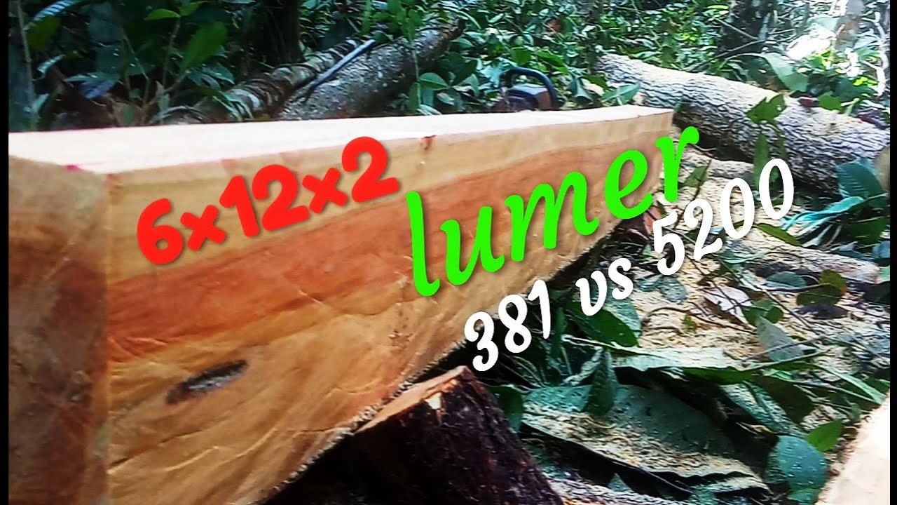 Teknik belah  kayu  jadi kusen dengan cainsaw YouTube