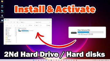 How to Install & Activate a Second Hard Drive in Windows 11 PC or Laptop