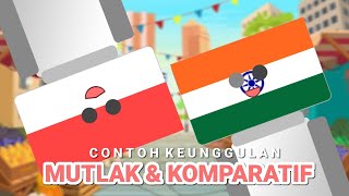 CONTOH KEUNGGULAN MUTLAK DAN KOMPARATIF