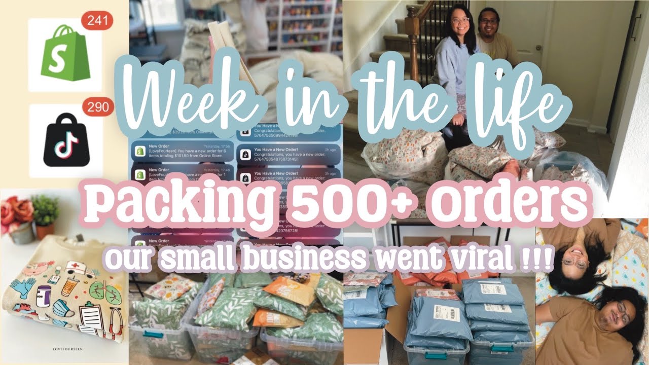 МАЛЫЙ БИЗНЕС VLOG 01: Изготовление и упаковка более 500 заказов за одну неделю ✨