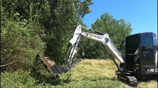 Bobcat E35 RUT Cutter Brush Cutting