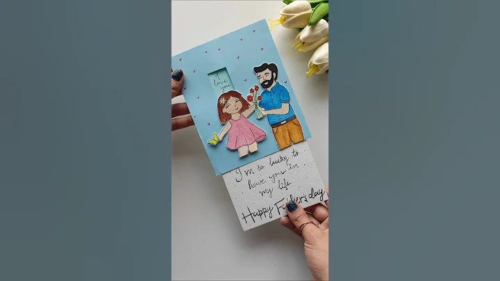 👑 Make DAD Feel Special! 💓 DIY FATHERS Day Card!