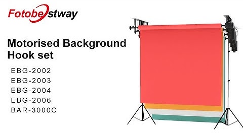 Fotobestway Wireless Remote Control Electric Background Support System