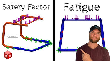 Chair Base Solidworks Simulation Tutorial | Learn Safety Factor and Fatigue Check Plot