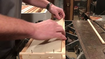 Installing Beeswax Foundation