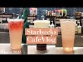 the new Iced Toasted Vanilla Oatmilk Shaken Espresso | cafe vlog | Target Starbucks | ASMR
