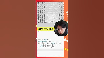 Falling Letters w Secret Message #p5js #javascript #coding