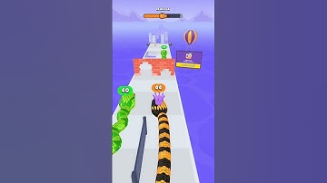 Snake 🐍 Run Race 3D Game amazing gameplay (iOS Android Gameplay)