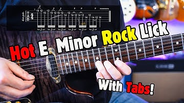Hot Beginner Guitar Lick in E Minor with Tabs
