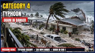 CATEGORY 4 TYPHOON Heading for Guam — Champi Explodes in Strength