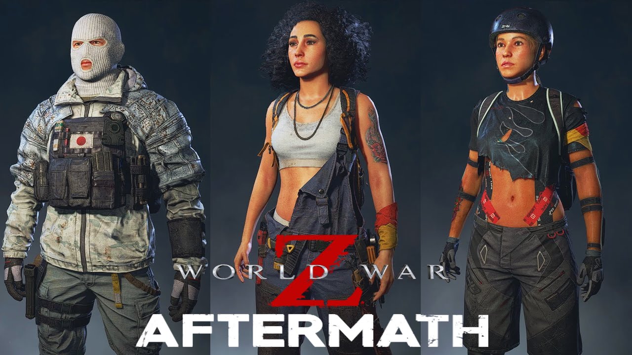 World War Z Aftermath New Weapons Skins - Characters