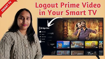 Smart TV: Sign Out from Amazon Prime Video App 🔓 | Amazon Prime Video Smart TV Logout