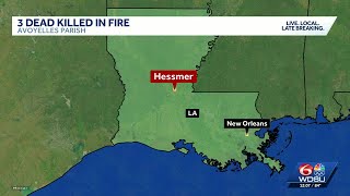 Louisiana state fire marshal reports four fire deaths, including child, over weekend