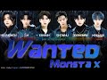 MONSTA X 몬스타엑스 Wanted Lyrics Color Coded Lyrics Jap Rom Eng MONSTA X 몬스타엑스 Wanted Lyrics Color Coded Lyrics Jap Rom Eng