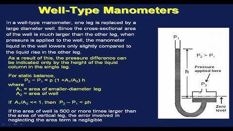 Mod-01 Lec-42 Pressure Measurement